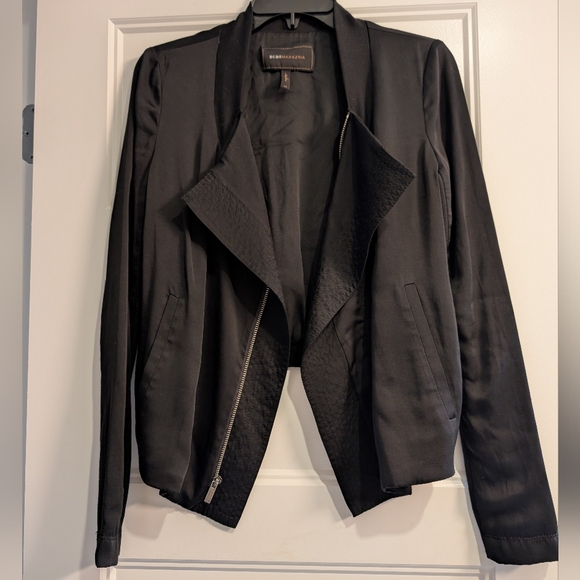 BCBGMaxazria Black Zip Jacket XS - Picture 1 of 6
